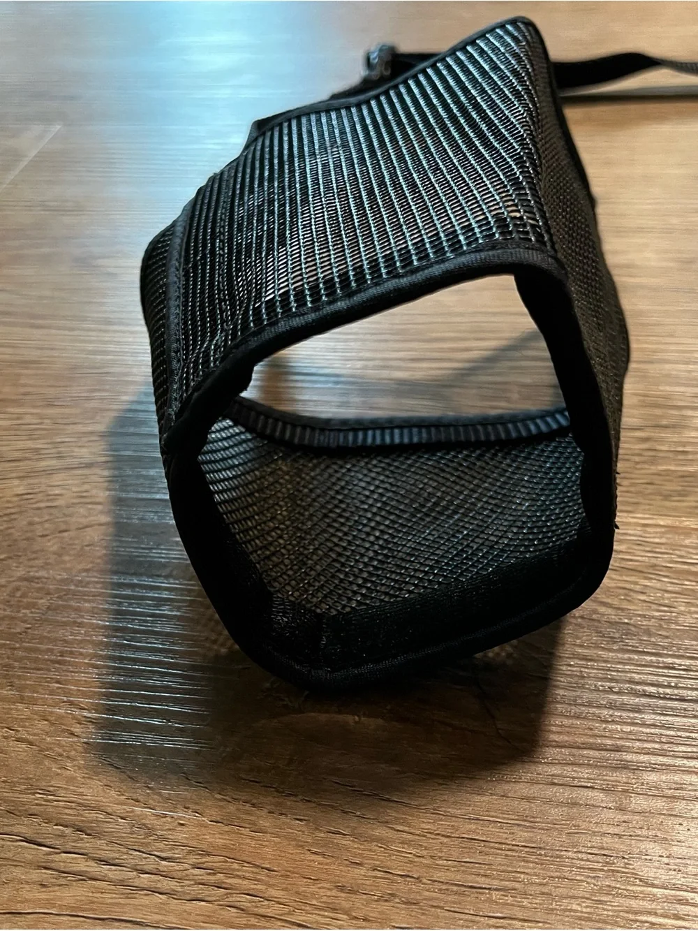 Adjustable Mesh Dog Muzzle, Black, Size 7